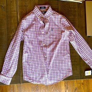 Boys size 10/12 IZOD long sleeve button up